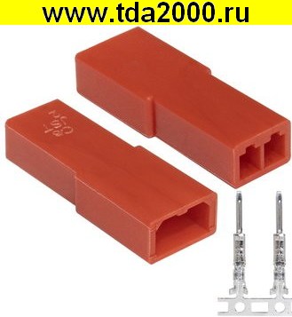 81777.jpg Разъём Питания низковольтный SYP-2pinM 2.54mm+Terminal — изображение 1